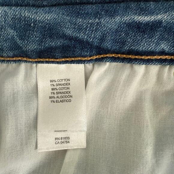 Kenneth Cole Reaction Denim Pencil Skirt SZ 6 Preppy Classic - Picture 7 of 8